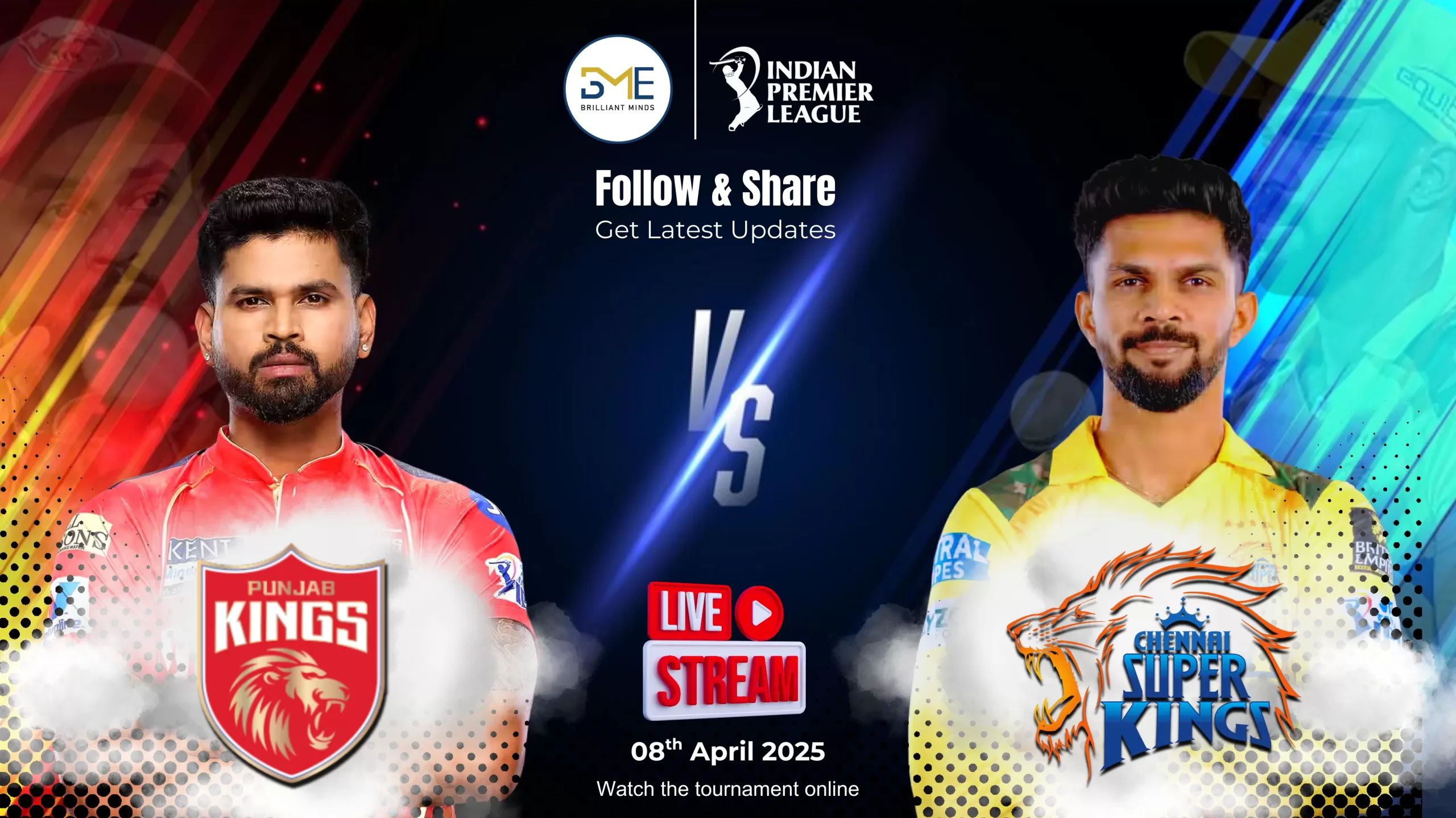 IPL 2025
PBKS vs CSK